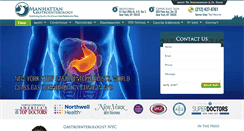 Desktop Screenshot of manhattangastroenterology.com